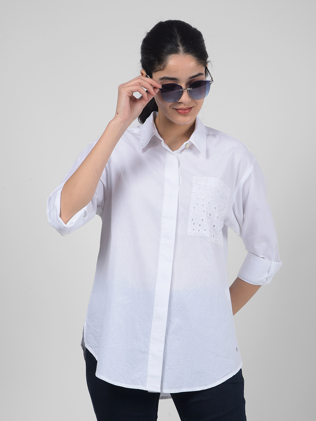 Numero Uno Women Solid White Shirt